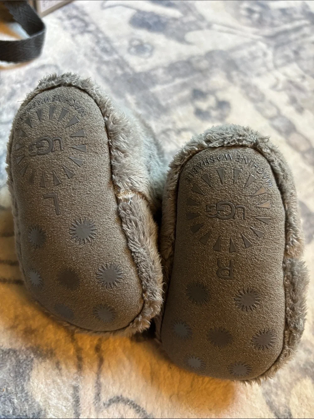 UGG Plush boots in grey